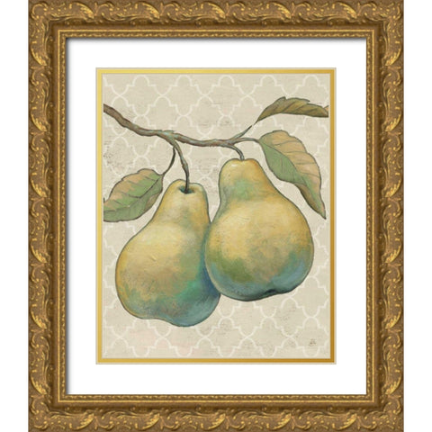 Lovely Fruits I Neutral  Crop Gold Ornate Wood Framed Art Print with Double Matting by Brissonnet, Daphne