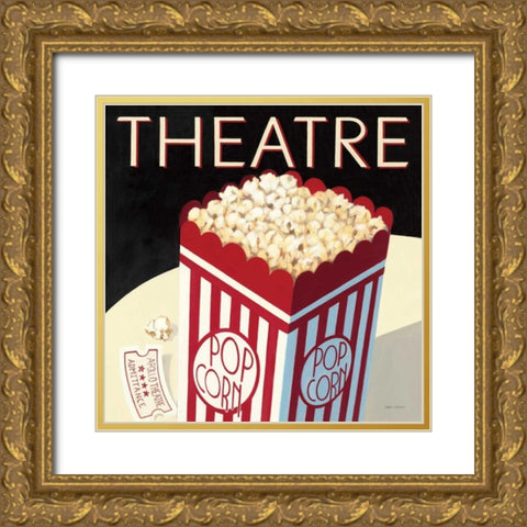 Theatre Gold Ornate Wood Framed Art Print with Double Matting by Fabiano, Marco