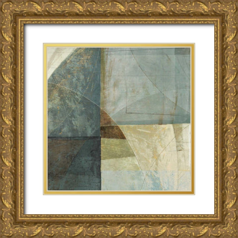 Arches Gold Ornate Wood Framed Art Print with Double Matting by Schick, Mike