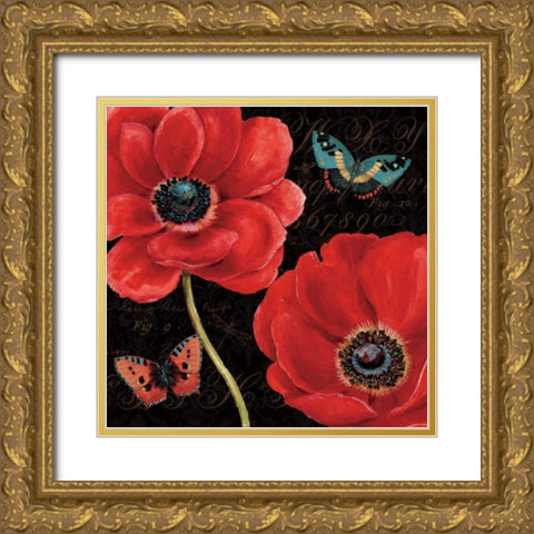 Petals and Wings II Gold Ornate Wood Framed Art Print with Double Matting by Brissonnet, Daphne