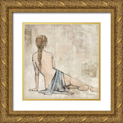 Figure Study II Gold Ornate Wood Framed Art Print with Double Matting by Tillmon, Avery