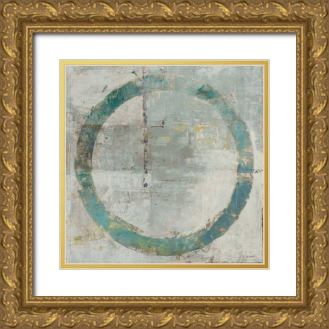 Renew Square I Gold Ornate Wood Framed Art Print with Double Matting by Schick, Mike