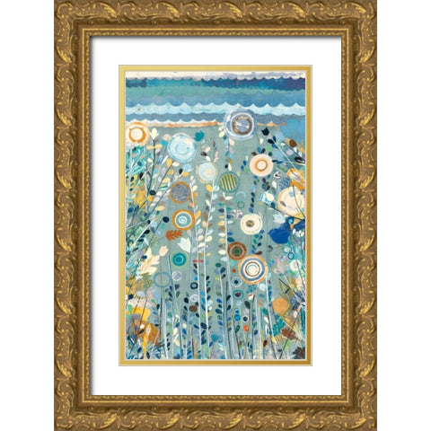 Ocean Garden II Gold Ornate Wood Framed Art Print with Double Matting by Boggs, Candra