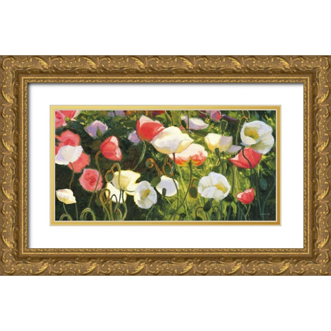 Morden s Blush Gold Ornate Wood Framed Art Print with Double Matting by Novak, Shirley