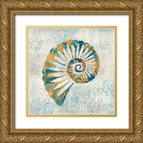 Coastal Beauty  II Gold Ornate Wood Framed Art Print with Double Matting by Mousseau, Studio
