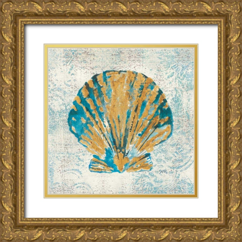 Coastal Beauty IV Gold Ornate Wood Framed Art Print with Double Matting by Mousseau, Studio