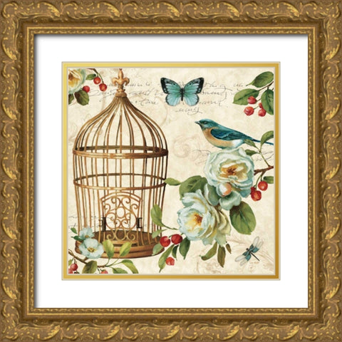 Free as a Bird II  Gold Ornate Wood Framed Art Print with Double Matting by Audit, Lisa
