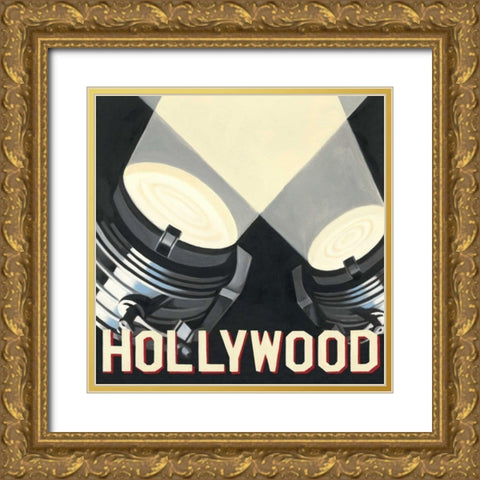 Hollywood Gold Ornate Wood Framed Art Print with Double Matting by Fabiano, Marco