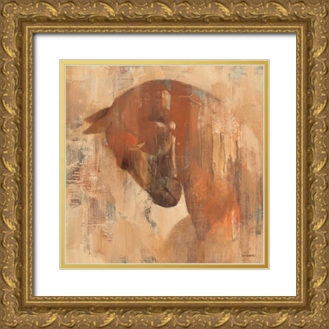 Charger Gold Ornate Wood Framed Art Print with Double Matting by Hristova, Albena