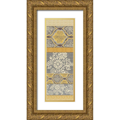 Le Souk VII Gold Ornate Wood Framed Art Print with Double Matting by Pela Studio