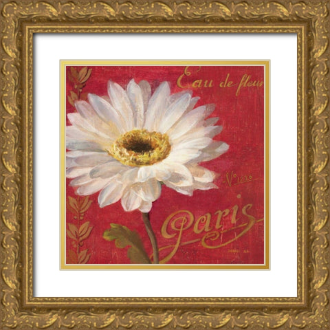 Paris Blossom I Gold Ornate Wood Framed Art Print with Double Matting by Nai, Danhui