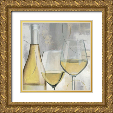 Taste Appeal White II Gold Ornate Wood Framed Art Print with Double Matting by Wiens, James