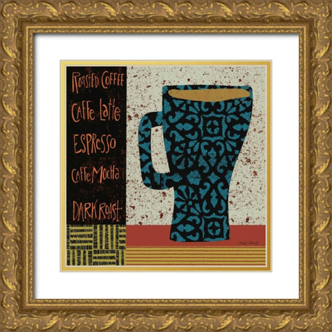 Fair Trade III Gold Ornate Wood Framed Art Print with Double Matting by Warrick, Cheryl