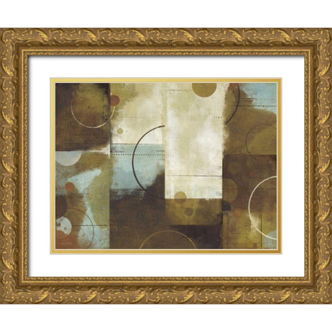 April Showers I Gold Ornate Wood Framed Art Print with Double Matting by Mullan, Michael