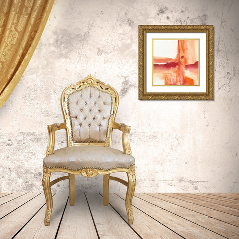 Inner Glow III Gold Ornate Wood Framed Art Print with Double Matting by Paschke, Chris