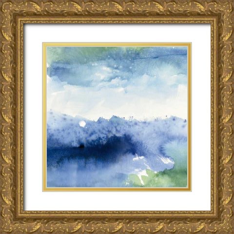 Midnight at the Lake II Gold Ornate Wood Framed Art Print with Double Matting by Schick, Mike