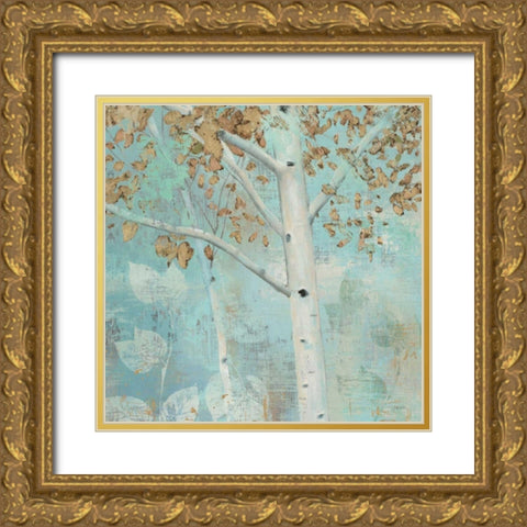 Golden Forest I Gold Ornate Wood Framed Art Print with Double Matting by Wiens, James
