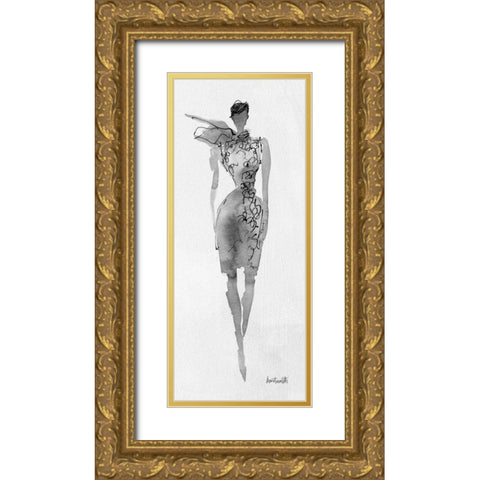 Fashion Sketchbook VIII Gold Ornate Wood Framed Art Print with Double Matting by Tavoletti, Anne