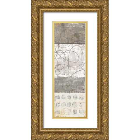 Scorched Earth II Gold Ornate Wood Framed Art Print with Double Matting by Mullan, Michael