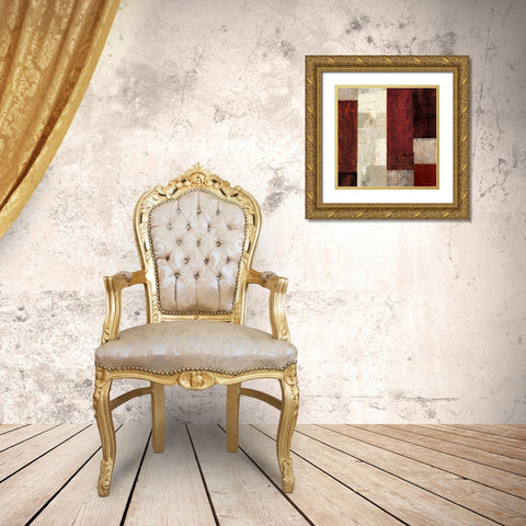 Cayenne Gold Ornate Wood Framed Art Print with Double Matting by Mullan, Michael