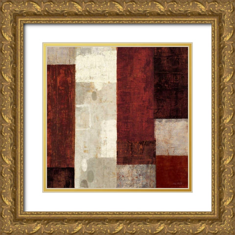 Cayenne Gold Ornate Wood Framed Art Print with Double Matting by Mullan, Michael