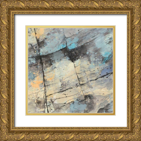 The Rocks Crop Gold Ornate Wood Framed Art Print with Double Matting by Hristova, Albena