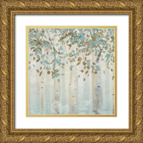 Dream Forest Square I Gold Ornate Wood Framed Art Print with Double Matting by Wiens, James