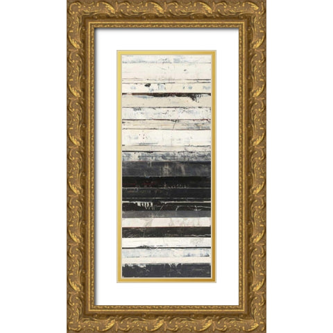 Zephyr I Gold Ornate Wood Framed Art Print with Double Matting by Schick, Mike