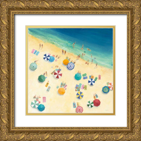 Summer Fun Gold Ornate Wood Framed Art Print with Double Matting by Tillmon, Avery
