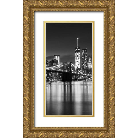 Silver City Crop Gold Ornate Wood Framed Art Print with Double Matting by Gendreau, Katherine