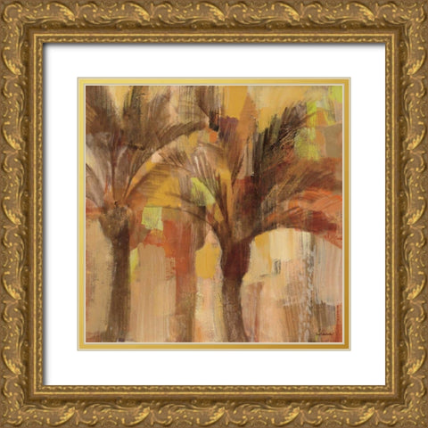 Island Breeze I Gold Ornate Wood Framed Art Print with Double Matting by Hristova, Albena