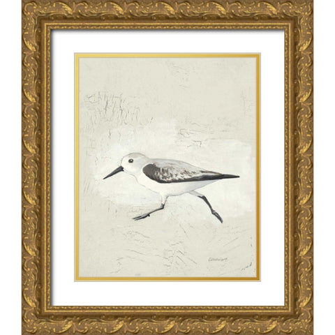 Sea Birds II Gold Ornate Wood Framed Art Print with Double Matting by Lovell, Kathrine