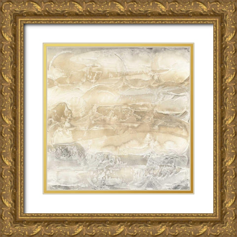Circular Horizon I Gold Ornate Wood Framed Art Print with Double Matting by Paschke, Chris