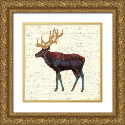 Golden Nature II Gold Ornate Wood Framed Art Print with Double Matting by Wiens, James