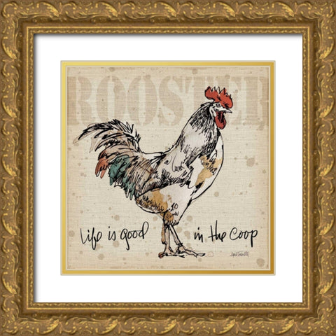 Farm Life III Gold Ornate Wood Framed Art Print with Double Matting by Tavoletti, Anne