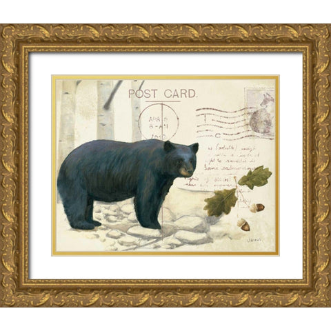 Northern Wild IV Gold Ornate Wood Framed Art Print with Double Matting by Wiens, James