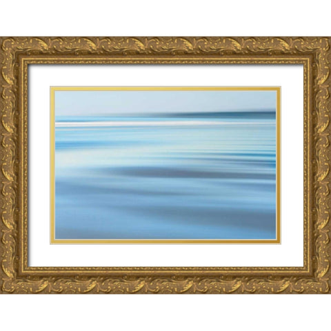 Low Tide at Dusk Gold Ornate Wood Framed Art Print with Double Matting by Gendreau, Katherine