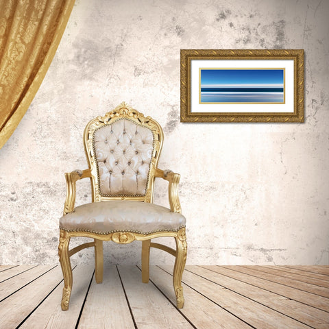 Lucy Vincent Waves Gold Ornate Wood Framed Art Print with Double Matting by Gendreau, Katherine