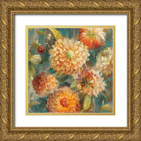 Secret Garden II Gold Ornate Wood Framed Art Print with Double Matting by Nai, Danhui