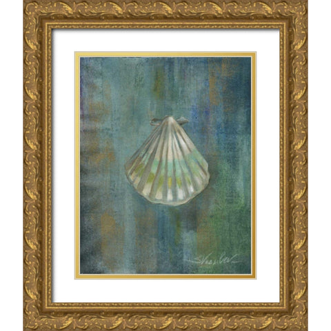 Tropical Sea II Gold Ornate Wood Framed Art Print with Double Matting by Vassileva, Silvia