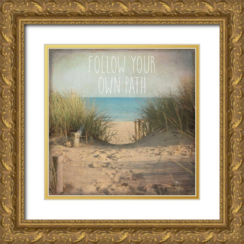 My Gypsy Soul II Gold Ornate Wood Framed Art Print with Double Matting by Pela Studio
