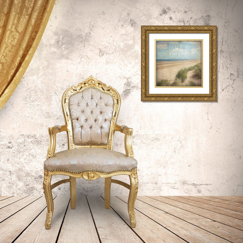 My Gypsy Soul III Gold Ornate Wood Framed Art Print with Double Matting by Pela Studio