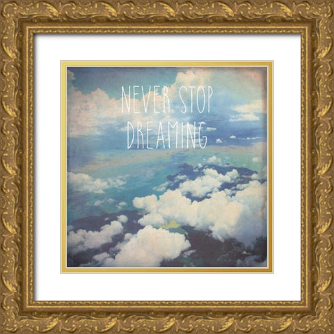 Dreamy II Gold Ornate Wood Framed Art Print with Double Matting by Pela Studio