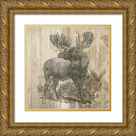 Natural History Lodge VIII Gold Ornate Wood Framed Art Print with Double Matting by DeNeige, Elyse