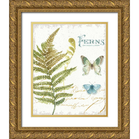 My Greenhouse Botanical III Gold Ornate Wood Framed Art Print with Double Matting by Audit, Lisa