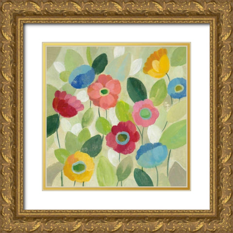 Fairy Tale Flowers IV Gold Ornate Wood Framed Art Print with Double Matting by Vassileva, Silvia
