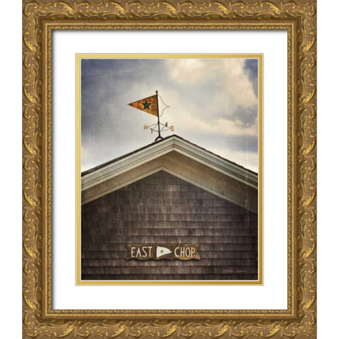 East Chop Gold Ornate Wood Framed Art Print with Double Matting by Gendreau, Katherine