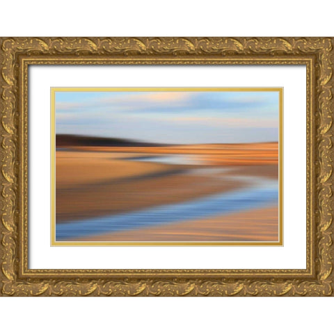 Low Tide Gold Ornate Wood Framed Art Print with Double Matting by Gendreau, Katherine