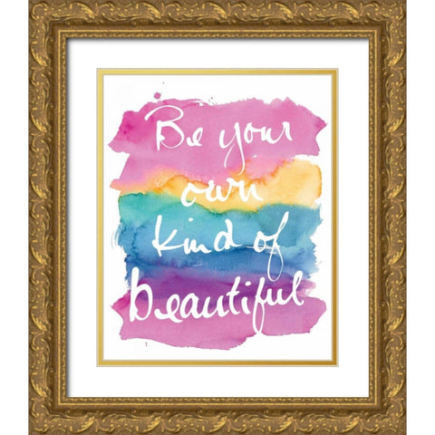 Miami Beautiful Gold Ornate Wood Framed Art Print with Double Matting by Schick, Mike