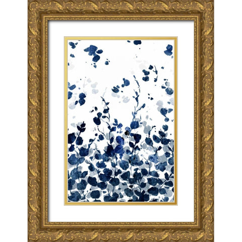 Floating Crop Gold Ornate Wood Framed Art Print with Double Matting by Wild Apple Portfolio